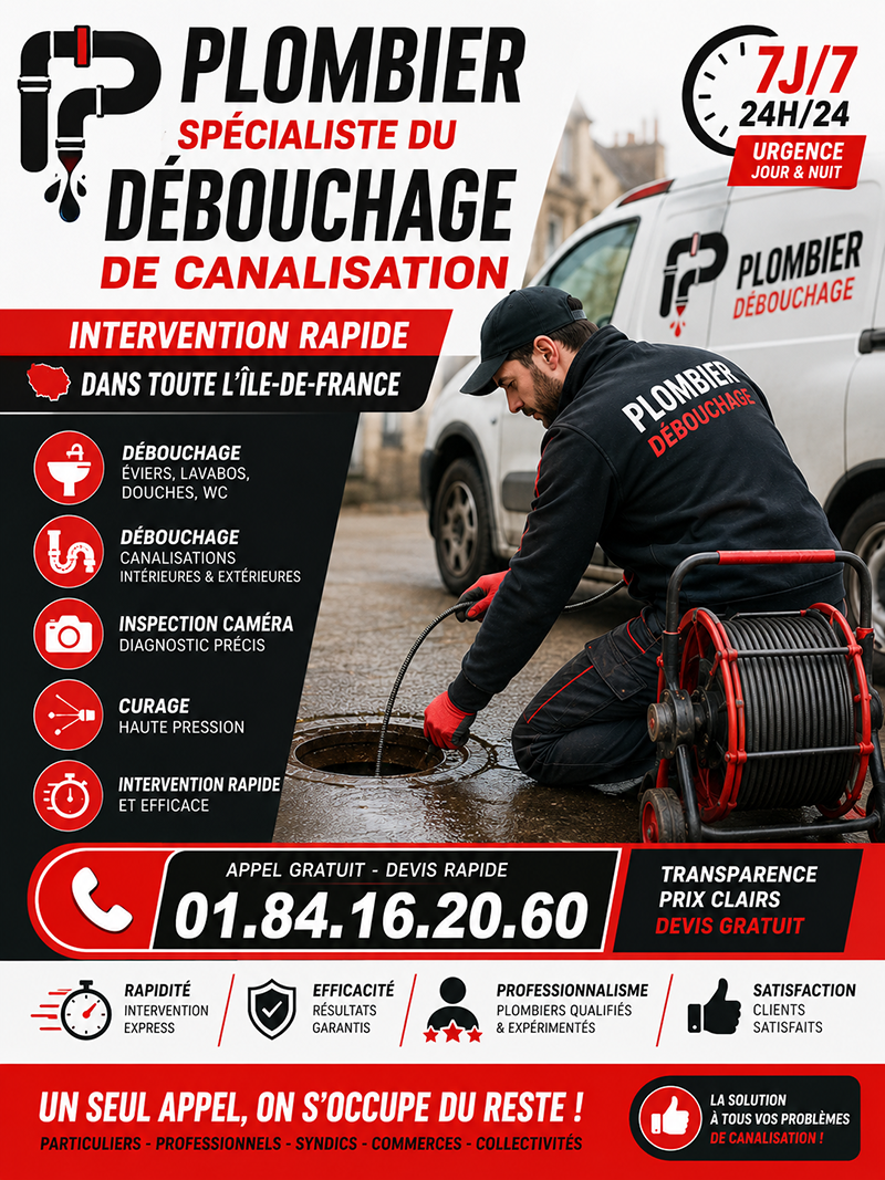 Debouchage de Canalisations Saint Germain en Laye